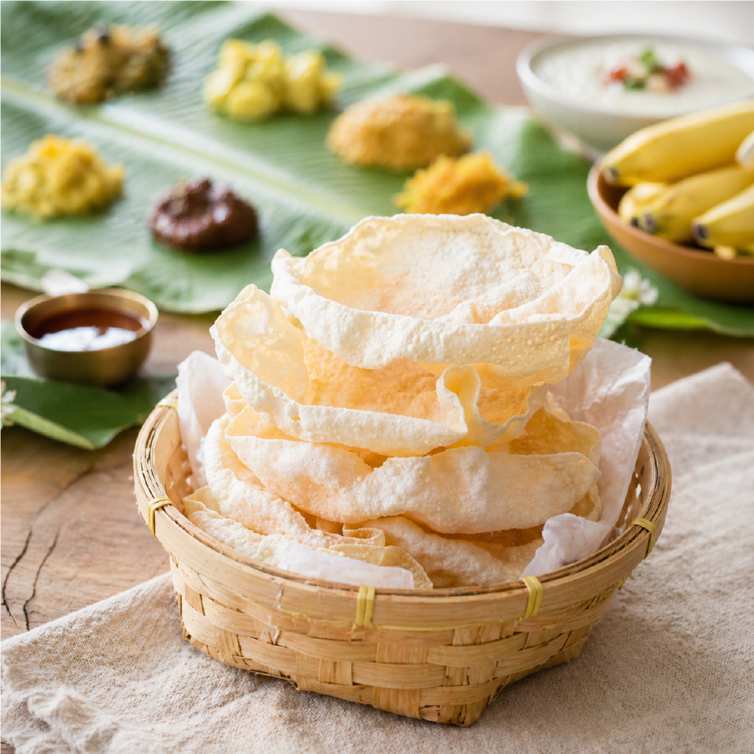 SPECIAL PLAIN APPALAM SIZE 2  200GMS